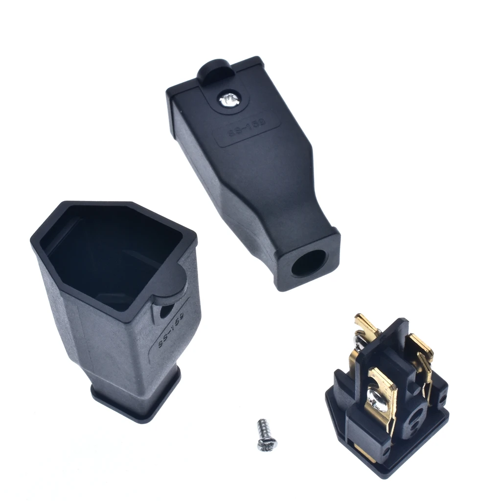 Американского 3 булавки промышленный переменного электрического Мощность Rewireable