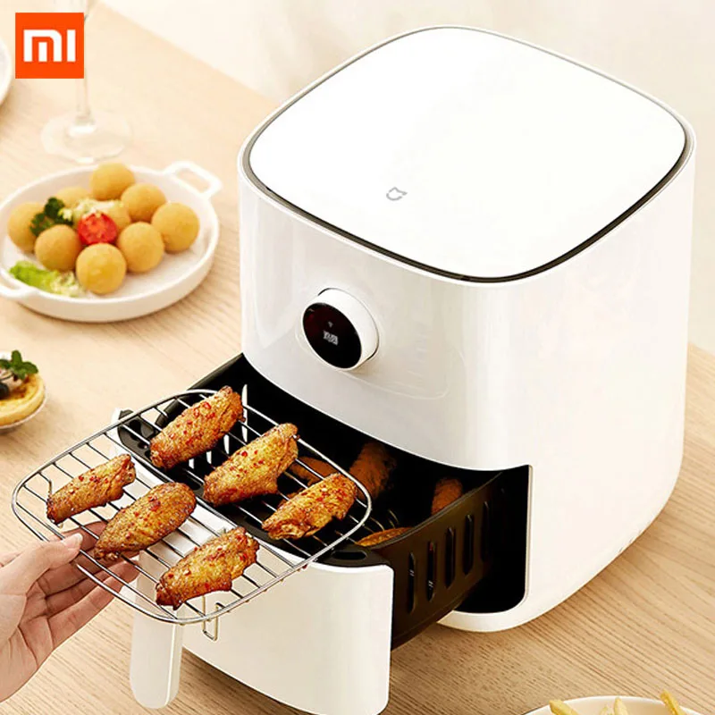 

Xiaomi Smart Air Fryer Mijia No Oil Electric Fryer 3.5L With OLED Digital Screen 40-200°C Adjustable WIFI 24 Hours Appointment