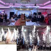 wedding fireworks firing system stage indoor cold fountain pyrotechnic pyro concert new product big circle 360 degree rotate dj