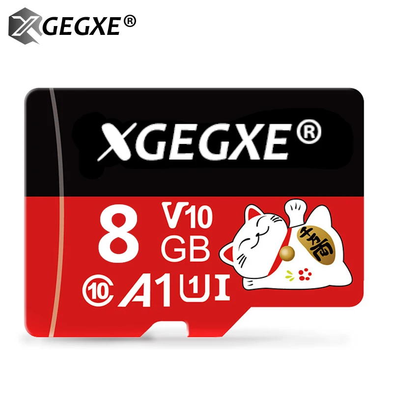 Карта памяти XGEGXE Micro SD 16 ГБ 32 64 128 256 MicroSD Max A1 Uitra C10 TF карта 8G памяти|Карты памяти| |