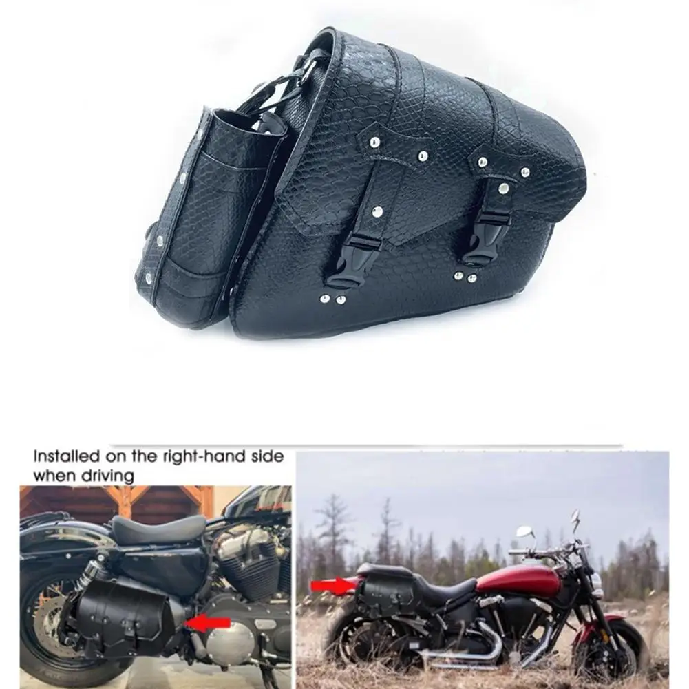 Мотоциклетная Сумка седло Боковая для хранения инструментов водонепроницаемый