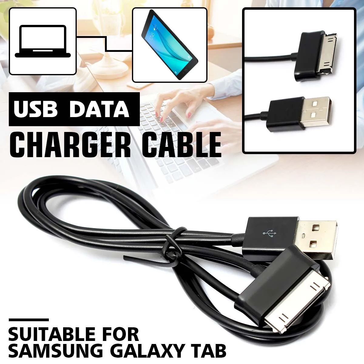 USB кабель для зарядки и передачи данных для samsung Galaxy Note 10,1 GT-N8000 N8010 Tab для планшета