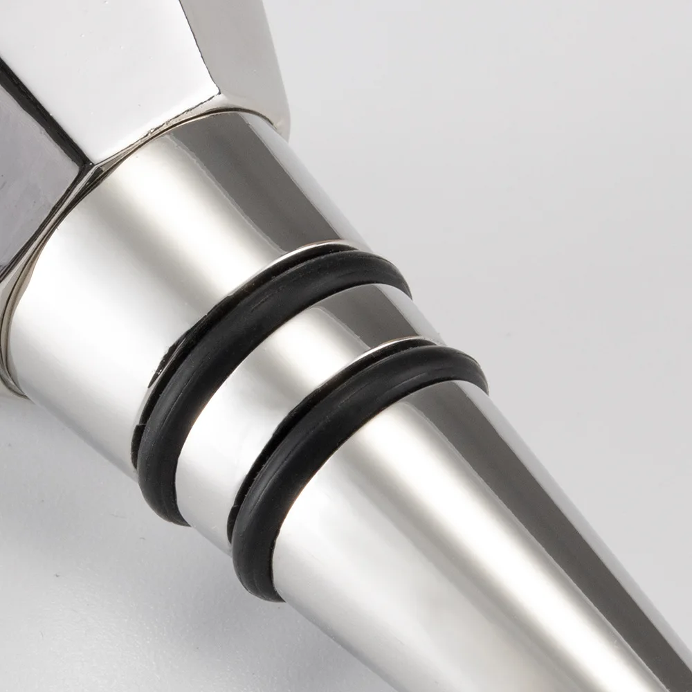 

Diamond-Set Metal Wine Stopper With Alloy Red Diamond Premium Wine Stopper
