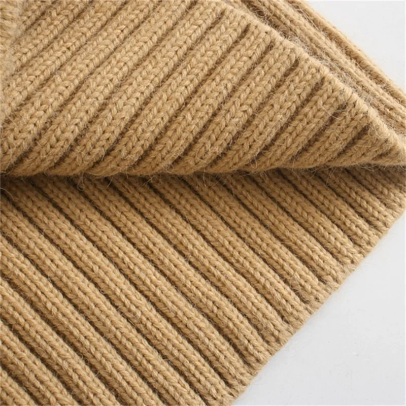 

ZXQJ Women 2020 Fashion With Button Floral Print Knitted Sweater Vintage Turtleneck Long Sleeve Female Pullovers Chic Tops