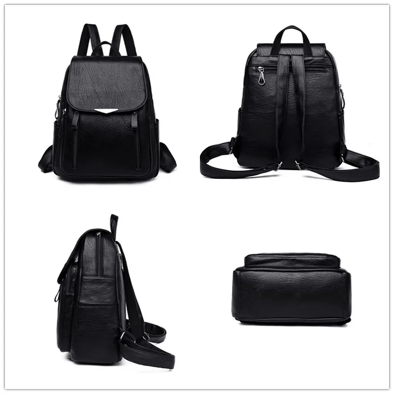 рюкзак женский 2020 женская сумочка модная 328 распродажа чёрные вместительные