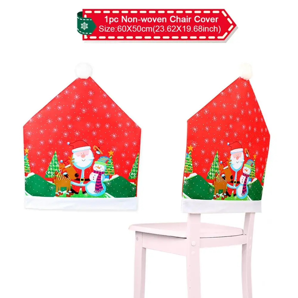 Santa Claus Navidad рождественские украшения для домашнего стола, Рождественская скатерть, прямоугольный Рождественский Декор, новогодняя - Цвет: Santa Claus