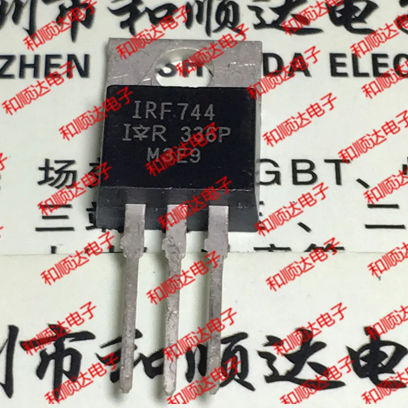 

10 шт./лот IRF744 новый запас TO-220 450V 8.8A