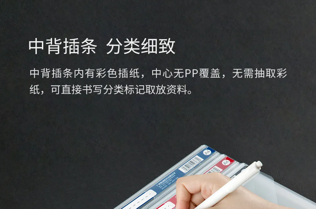 Xiaomi Mijia Youpin Fizz Пряжка типа A4 сумка для файлов(шесть упаковок) помощник по классификации документов