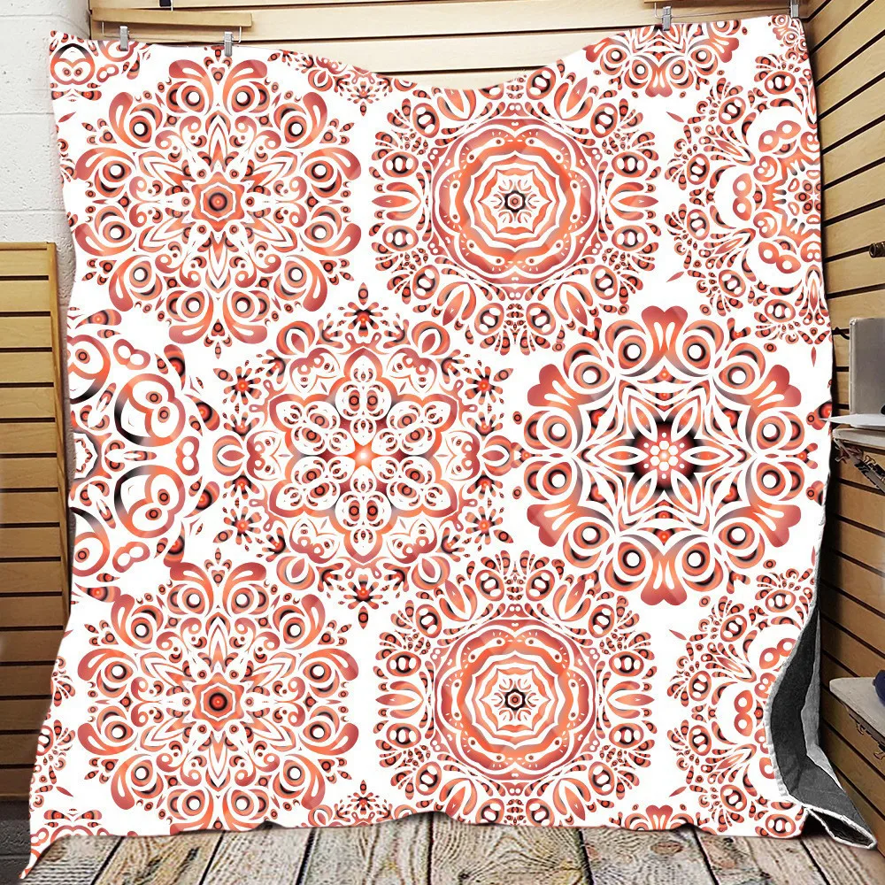 Мягкое одеяло с геометрическим рисунком для кровати офиса дивана искусственное