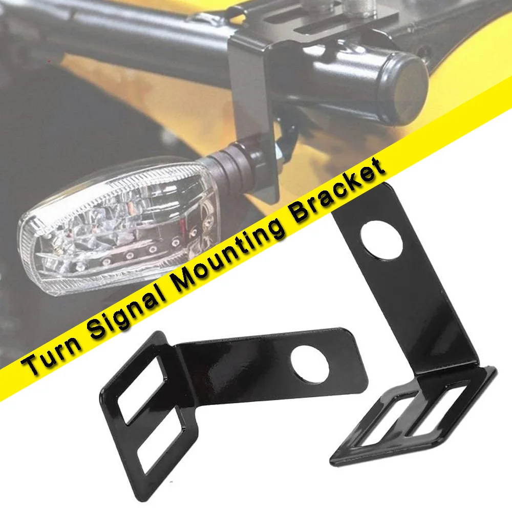 1Pair Motorcycle Turn Signal Light Stable Mounting Bracket Lamp Bracket Rear Mounting Lamp Holder Universal Easy Install Cycling h series linear actuatpr install bracket type a a pair of bracket h series linear actuator bracket install bracket