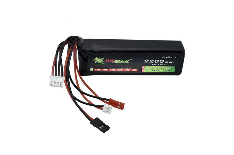 Литий-полимерный аккумулятор Lion Power 3S 2200 мАч 11 1 В + зарядное устройство USB для