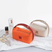 simple waterproof canvas makeup pouch new women organizer toiletry bag travel cosmetics handbag