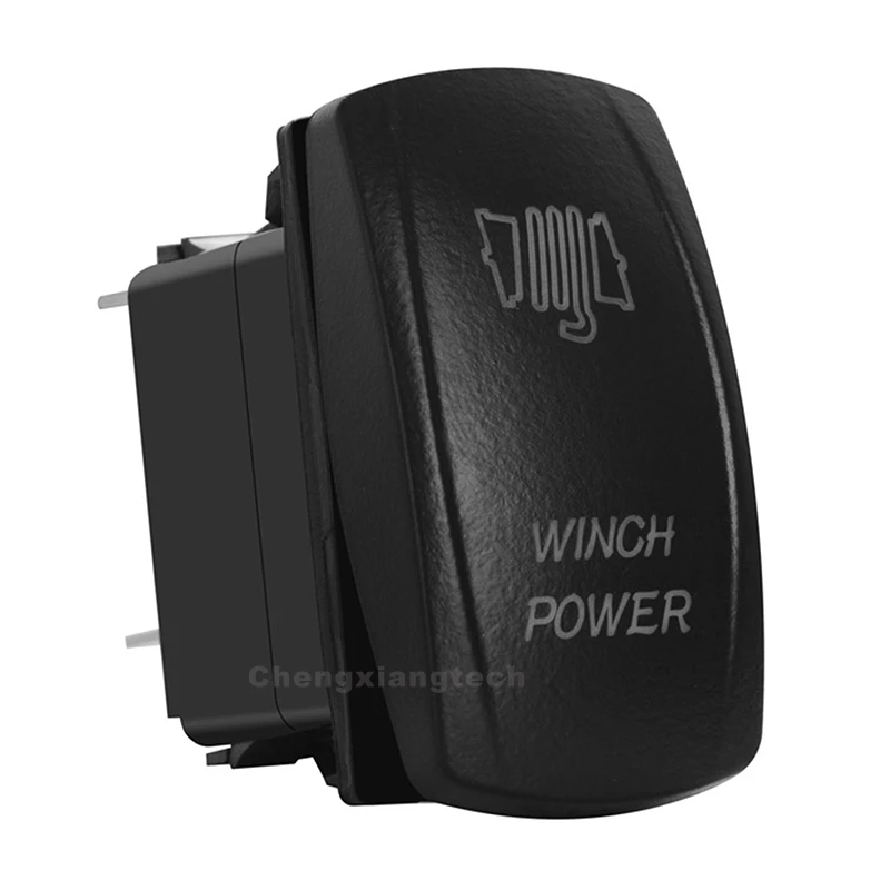 12V 24V автомобиль Лодка 5 Pin Кнопка ВКЛ/OFF SPST переключатель кулисный лебедка