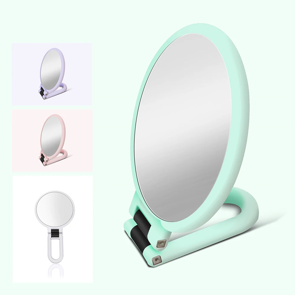 

2/5/10/15X Magnifying Makeup Mirror Hand Mirror Portable Folding Makeup Vanity Mirror Double Sided Handheld Mirrors Makeup Tools