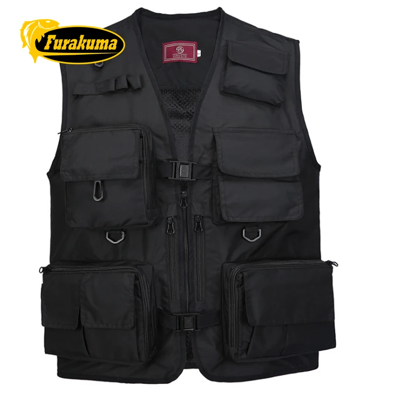 Рыболовная куртка Furakuma Быстросохнущий сетчатый жилет со множеством карманов