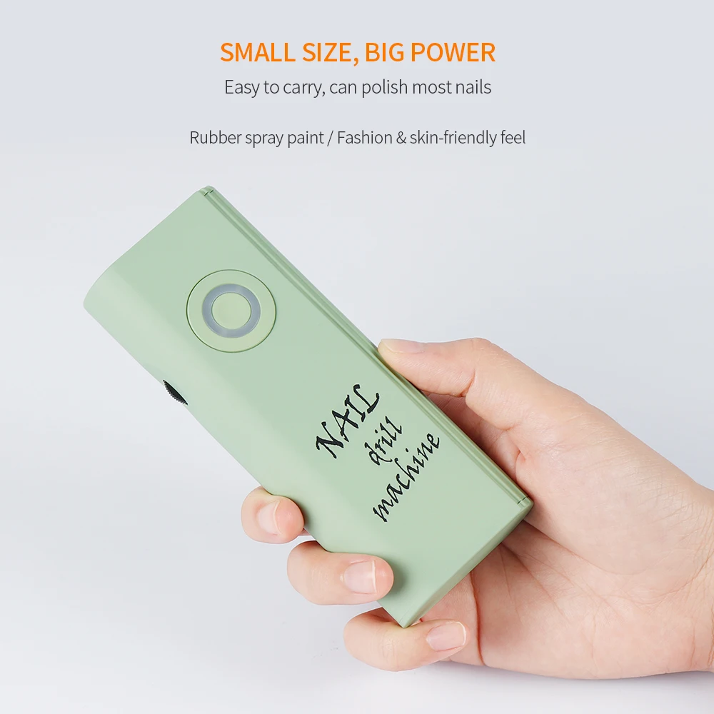 Электрическая дрель для ногтей 30000 об/мин Macaron цветной маникюрный педикюрный