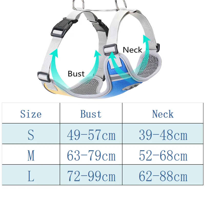 Товары для домашних питомцев жилет собаки нагрудный с градиентом