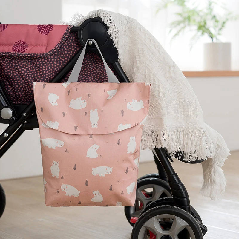 

Baby Newborn Diaper Bag Waterproof Mom Bag Infant Diaper Nappy Pouch Reusable Travel Outdoor Storage Bag