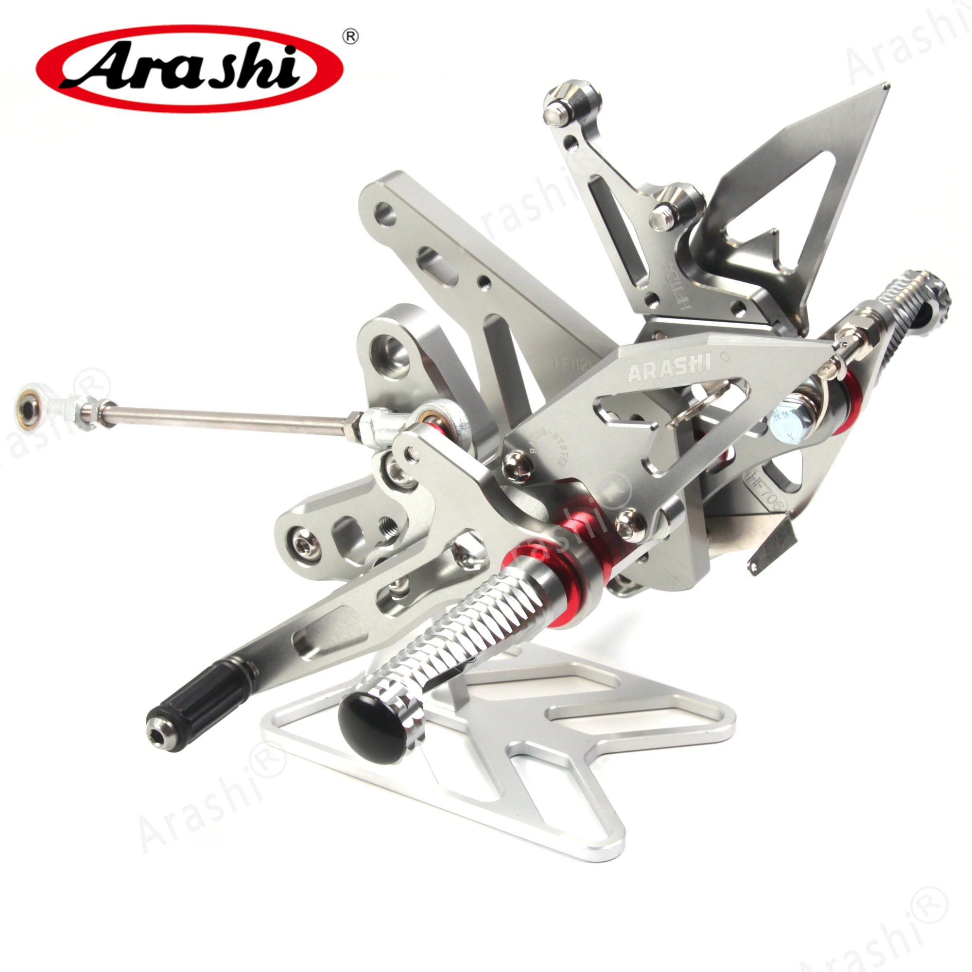 Arashi CNC Регулируемая задняя часть для KAWASAKI Ninja 400 2018 2019 2020 2021 Подножка мотоциклиста