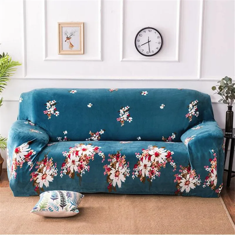 Красный Водонепроницаемый стрейч чехлы для диванов Универсальный плотно кресло