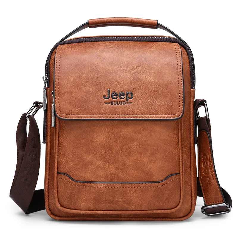 Мужская сумка через плечо Jeep Counter Оранжевая Сумка для документов однотонная все