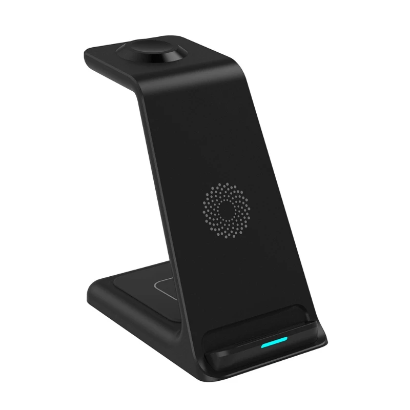 

Wireless Charging Stand 3 in 1 Wireless Charging Station Dock 15W Fast Wireless Charger for Watch Air Pods i-Phones