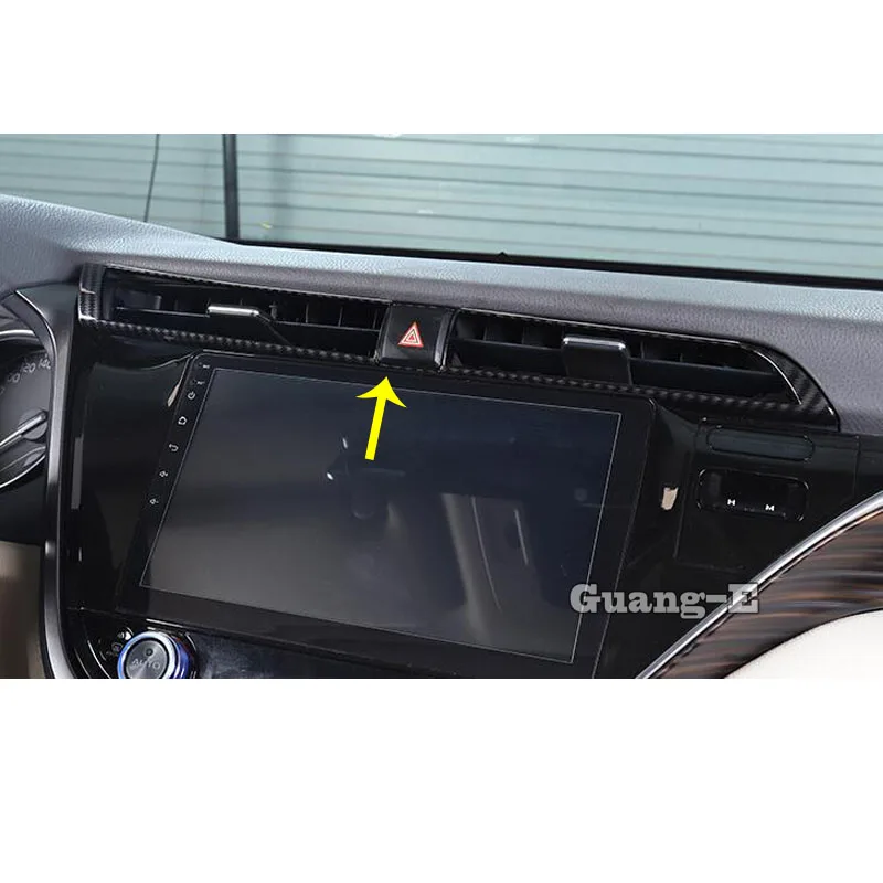 Для Toyota New Camry XV70 2017 2018 2019 2020 2021 наклейка крышка кондиционера парка Теплая Кнопка