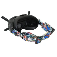 for dji fpv flight video glasses v2 graffiti color headband fixed strap personalized drone accessories for all flying glasses