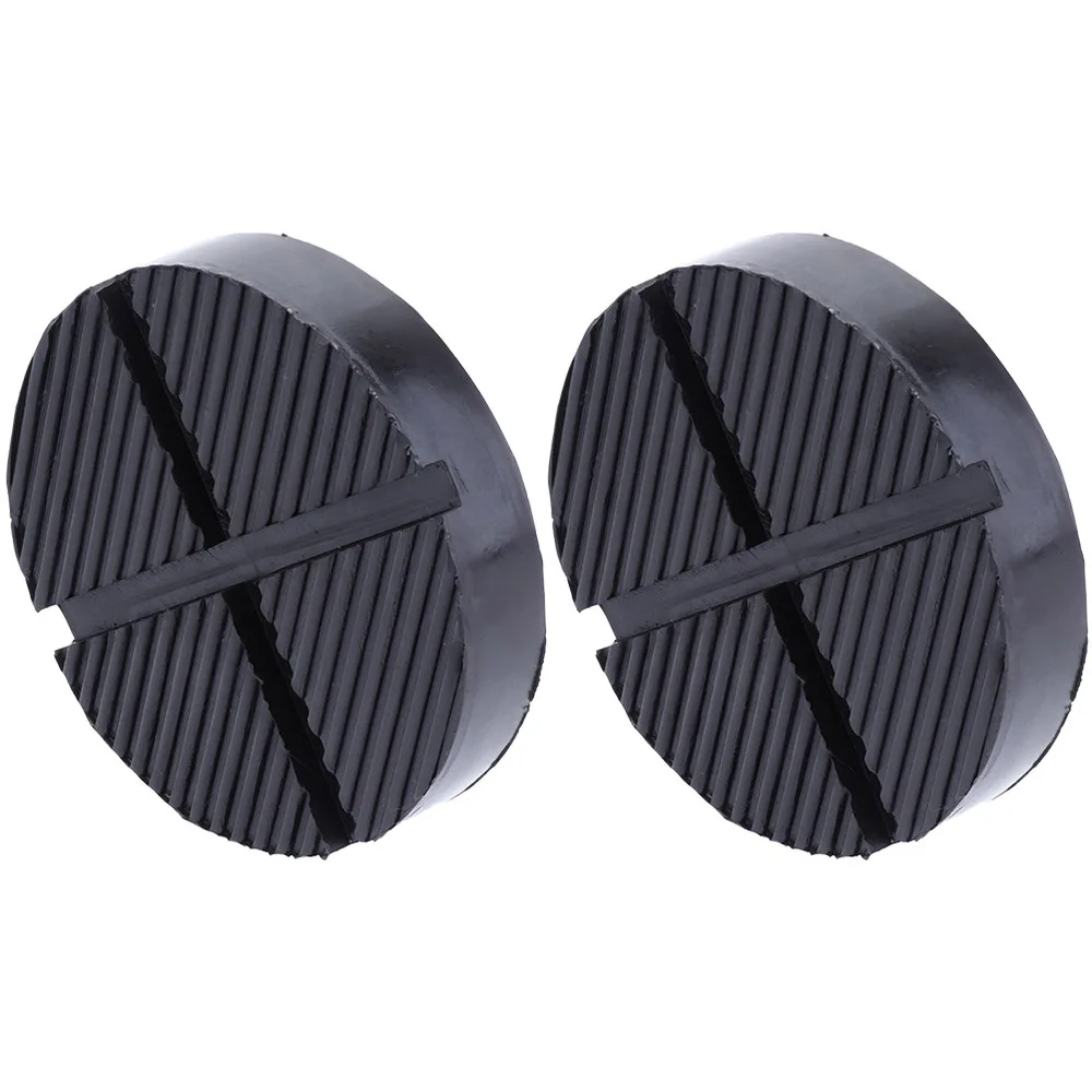 

2pcs General Slotted Jack Pad Rubber Jack Guard Adapter Pad Frame Rail Protector