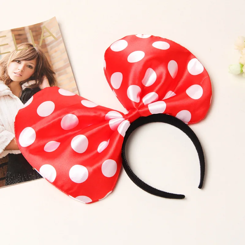 

Christmas Headband For Kids Adults Christmas Party Santa Glitter Minnie Ears Hair Band Double HairBand Xmas Decoration