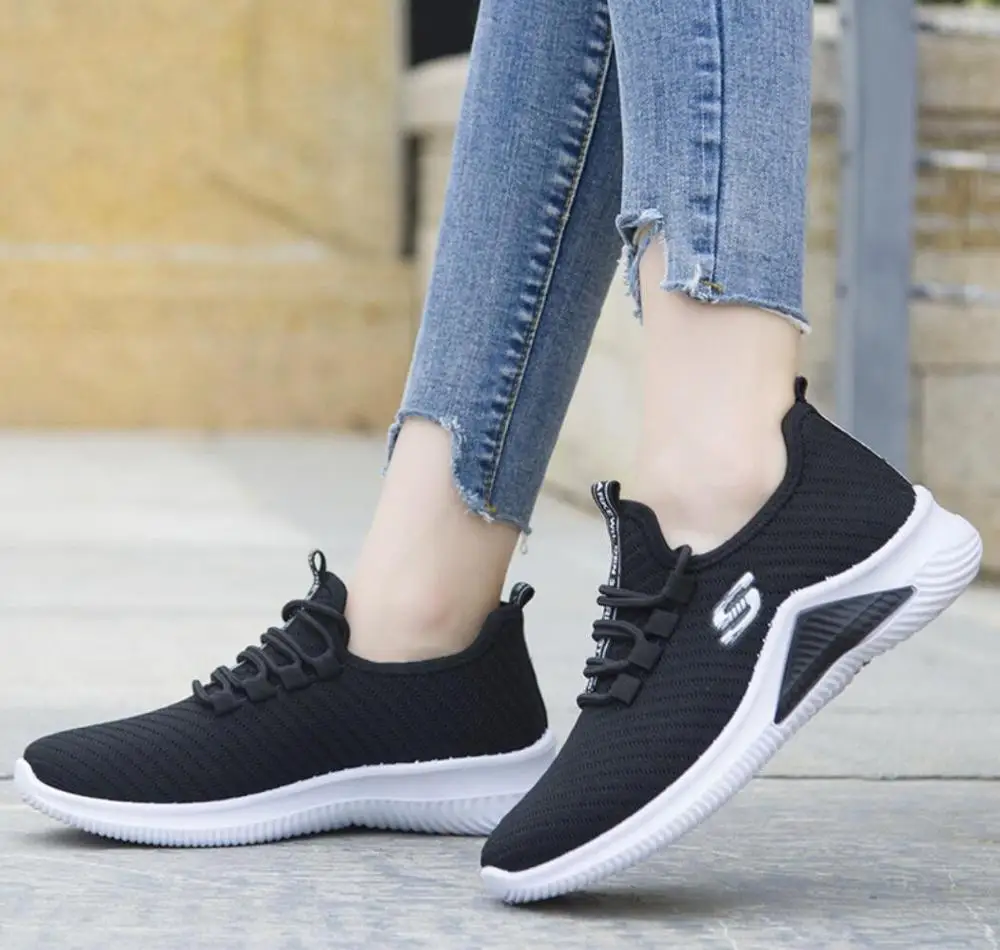 

Women Sneakers 2020 Ladies Sports Shoes Ladies Trainers Platform Woman Baskets Femme Dames Black Mujer Tenis Feminino