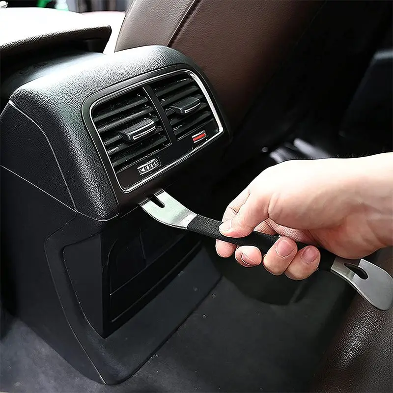 

Trim Removal Tool Stainless Steel Durable Two-end Trim Removal Level Pry Tools Door Panel Audio Terminal Fastener Remover Tools