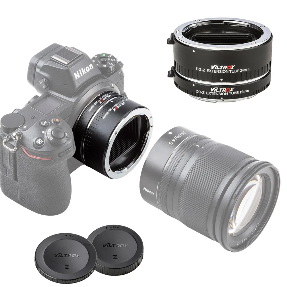 Viltrox телефон с автофокусом AF макро удлинительная трубка Адаптер диафрагмы для Nikon