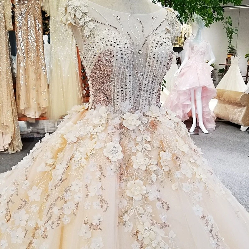 AIJINGYU Romantic Dresses Muslim Bridal Ready Made Special Occasion Gown Belts Vintage Evening Dress