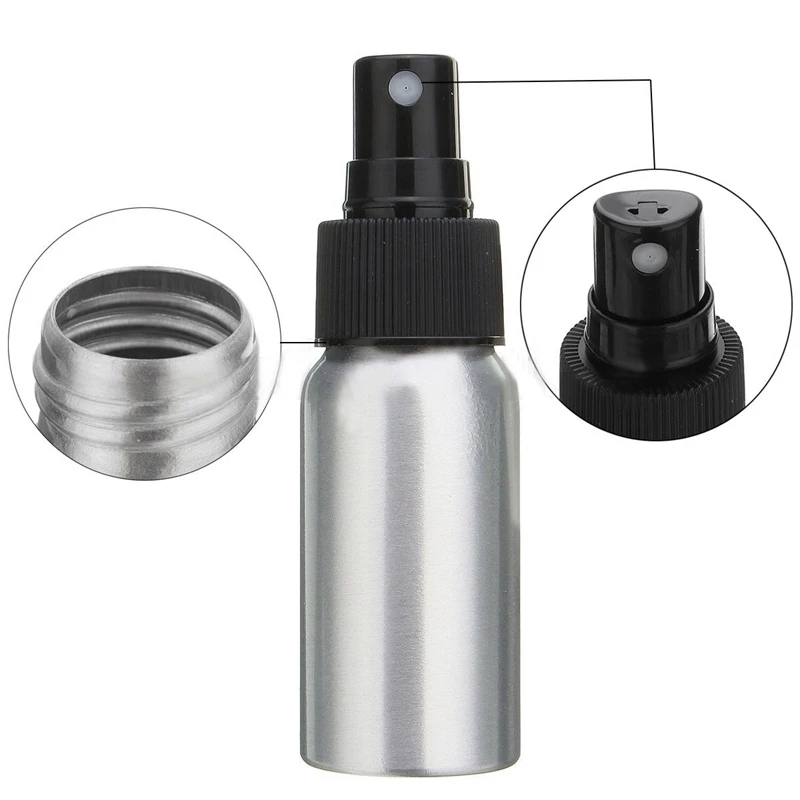 Aluminum Pump Spray Mist Bottle Dispenser Perfume Atomiser Silver 100ml | Красота и здоровье