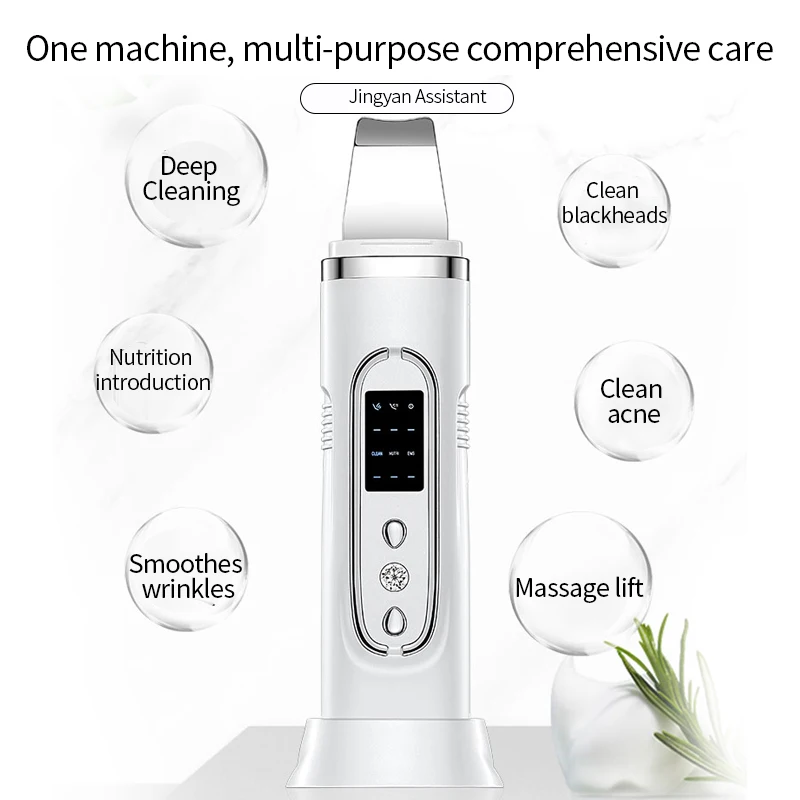 Kopen Ultrasone Huid Scrubber Facial Scrubber Spatel Peeling Cavitatie Peeling Schop Comedondrukker Gezicht Reiniging