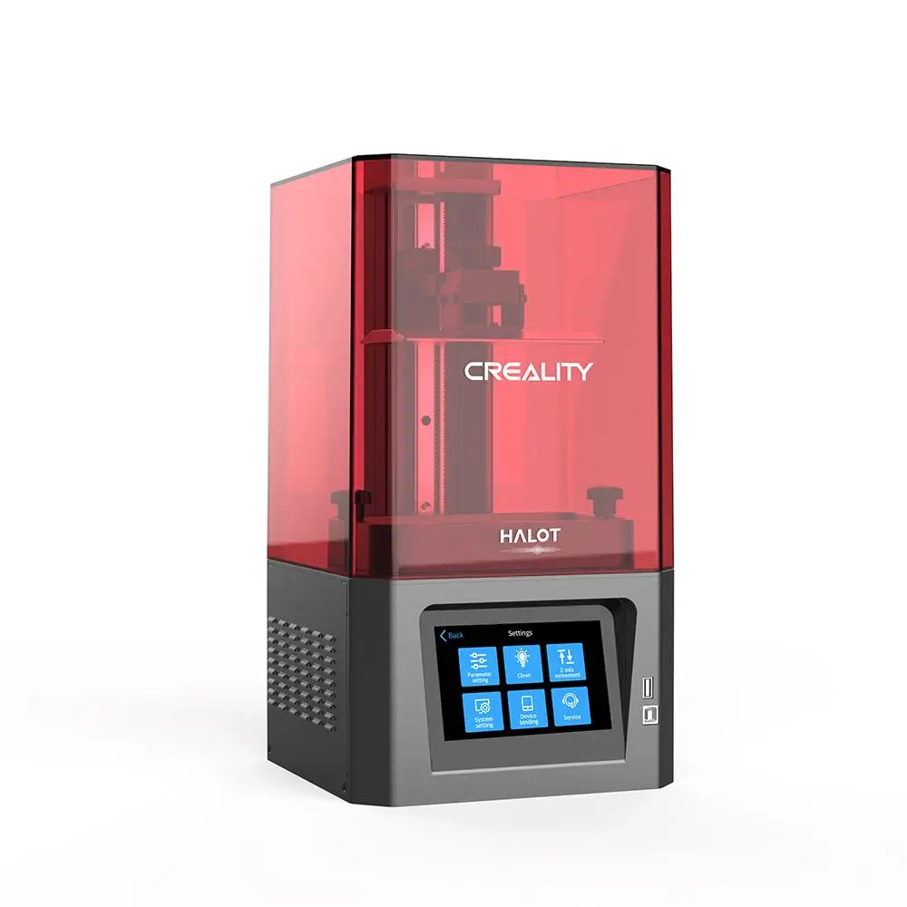 3D принтер Halot One Creality с автоматическим выравниванием зеркальный ЖК-экраном размер