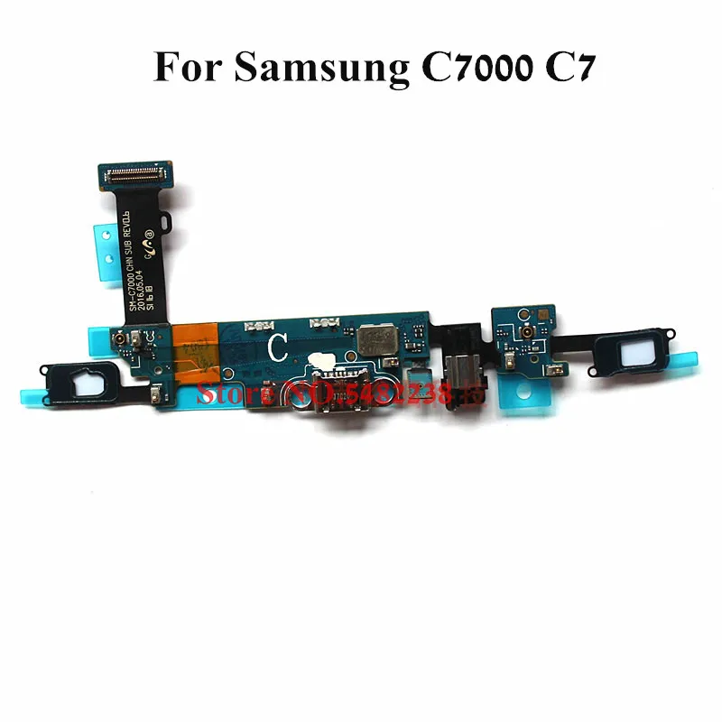 

Original USB Charging Dock Port Flex cable For Samsung Galaxy C7 C7000 SM-C7000 Charger Plug Board With Microphone Earphone Jack