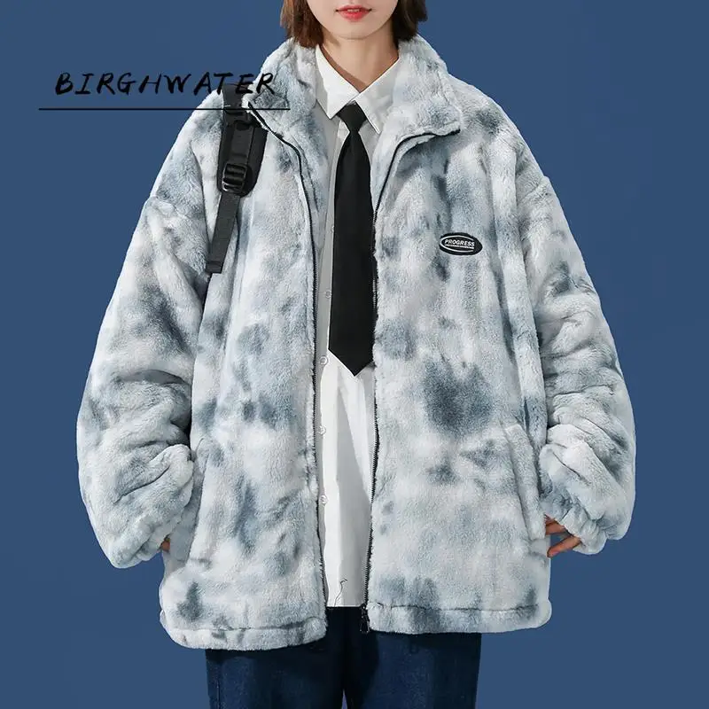 

Autumn Winter Jackets Women Long Sleeve Warm Animal Print Faux Fur Jackets Female Zipper Coats