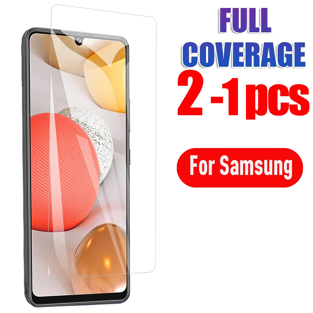 

1-2 шт. Передняя пленка, закаленное стекло для Samsung Galaxy A42, Защитное стекло для экрана samsung A42 Premiunm, закаленное стекло