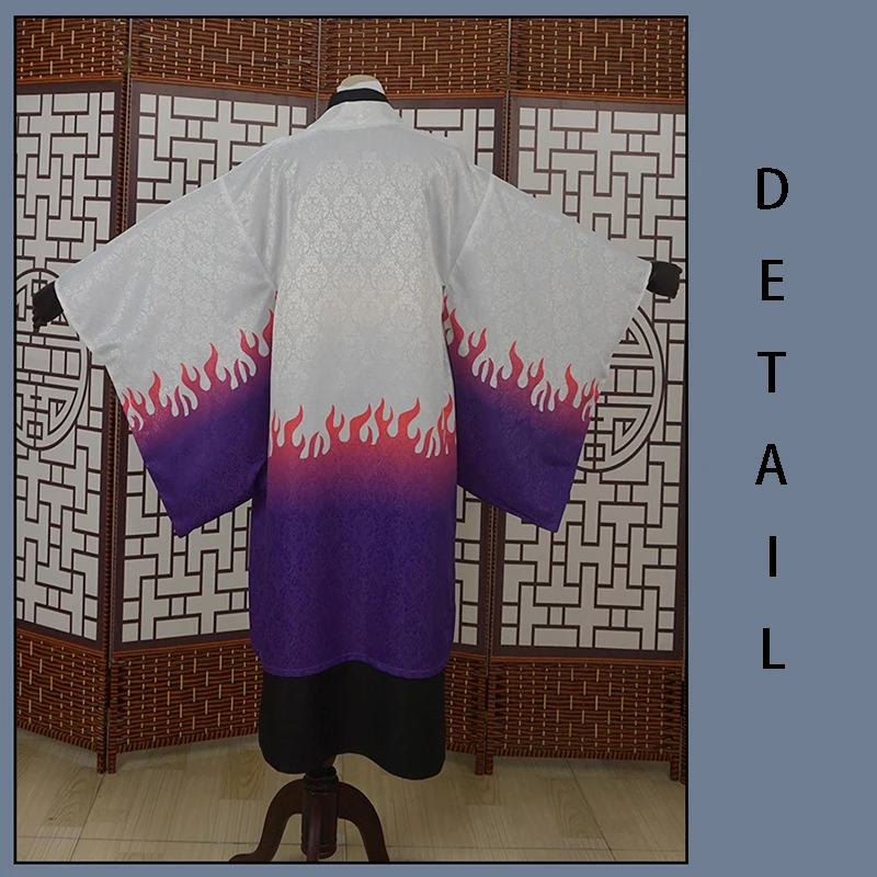 

Anime Comic Demon Slayer Kimetsu No Yaiba Cosplay Costumes Ubuyashiki Kagaya Cosplay Costume Halloween Blade Of Demon Men Kimono