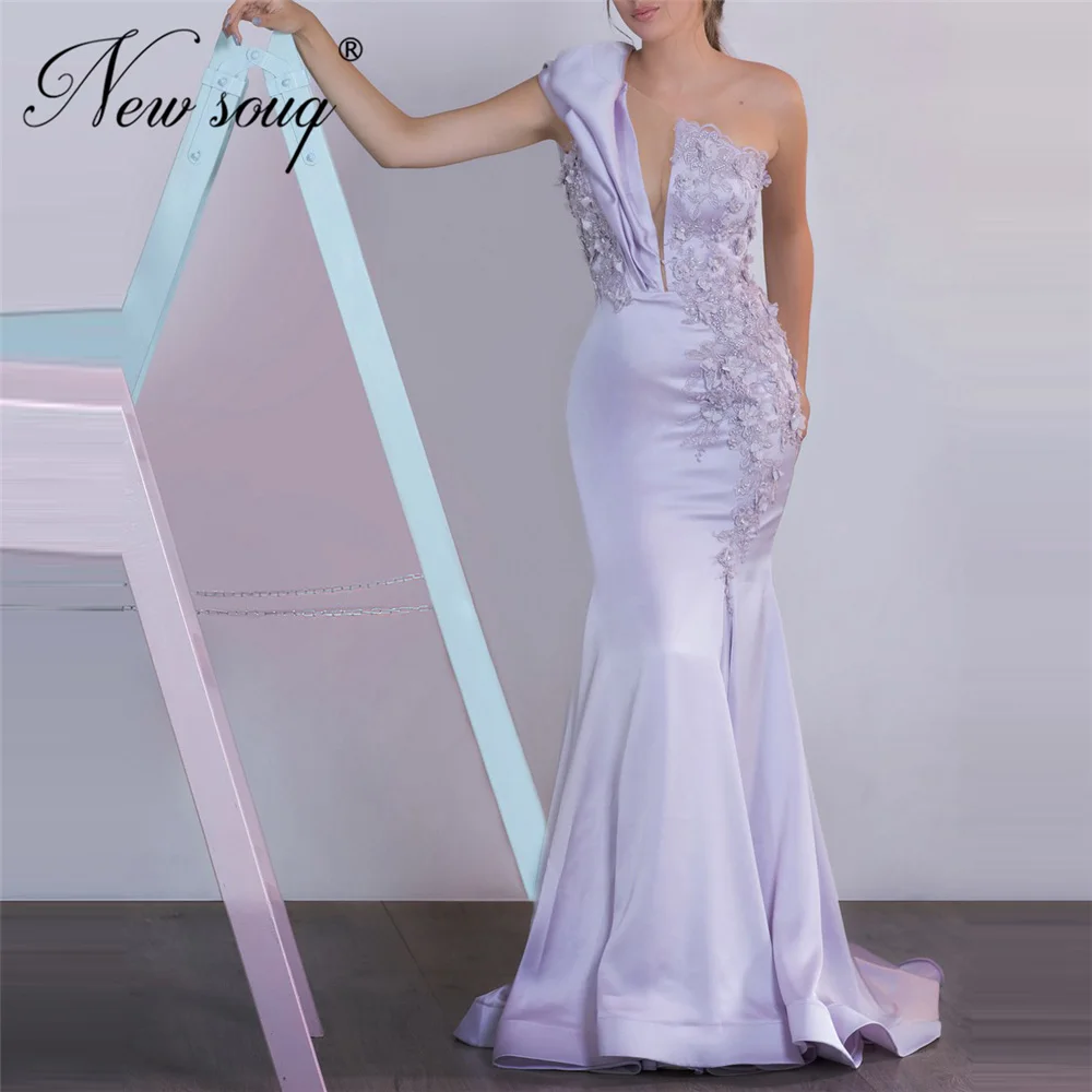 Сиреневые Официальные Вечерние платья из бисера для свадеб сделанные на заказ