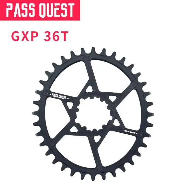 Пасс QUEST SRAM gx xx1 eagle GXP MTB овальная узкая широкая Цепь 32 T-40 T велосипедная Звездочка для велосипеда/цепное колесо 0 мм офсетный коленчатый набор - Цвет: 36T
