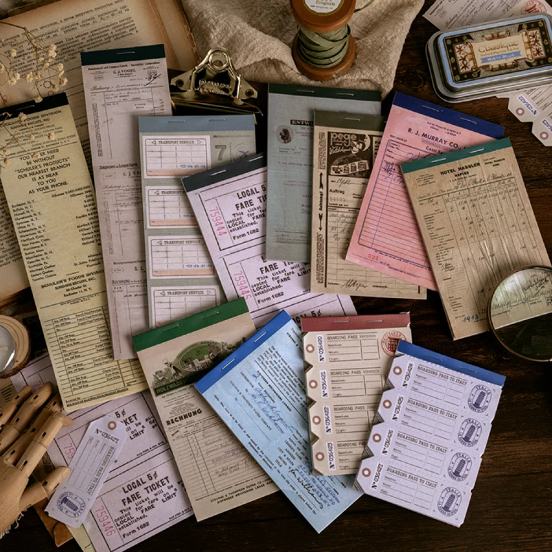 30 листов/партия купон в ретро стиле лист нот материал бумага журнал планировщик