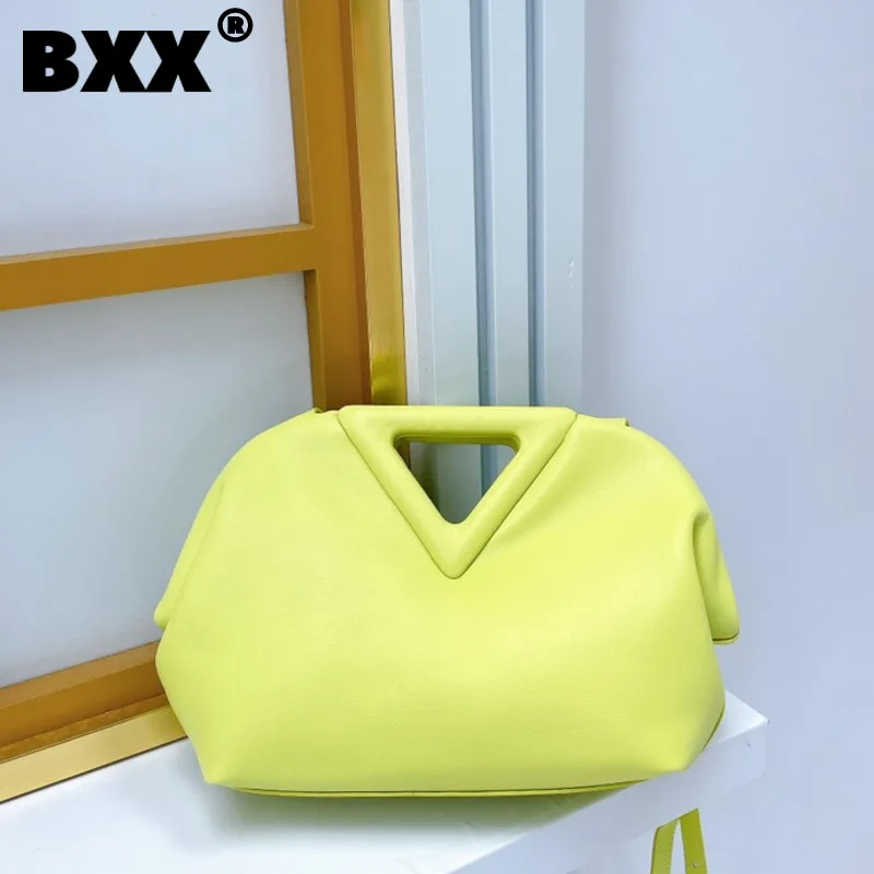 

[BXX] простые ПУ кожаные сумки через плечо для женщин 2021 Осенняя брендовая сумка через плечо сумки трендовые Роскошные дорожная Сумочка HS933