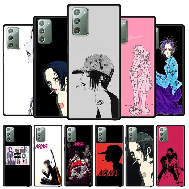 

Nana Anime Cell Phone Case for Samsung Galaxy Note 20 Ultra 10 Lite 5G 9 8 S21 Plus TPU Mobile Phones Cover Coque