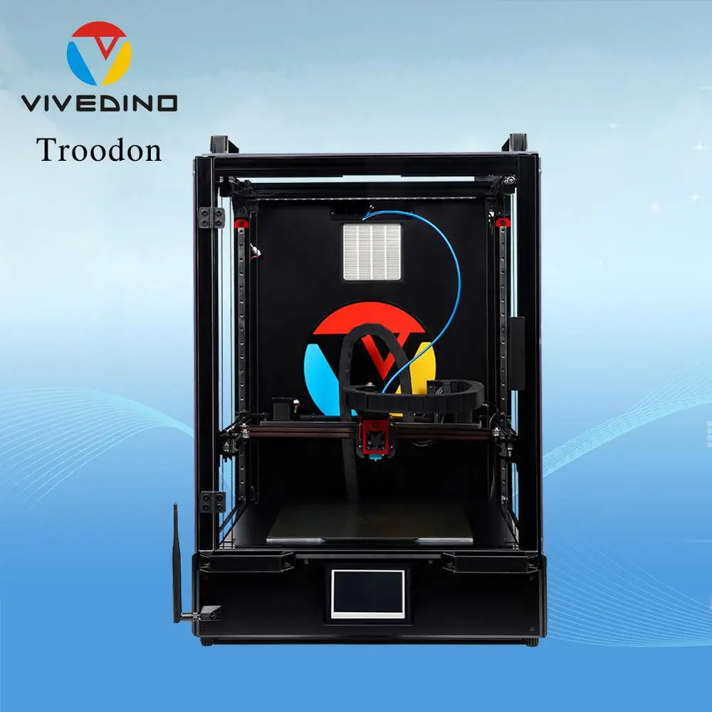 Newest VIVEDINO COREXY Fully Assembled Big Size 3D Printer with Linear Guide Rails