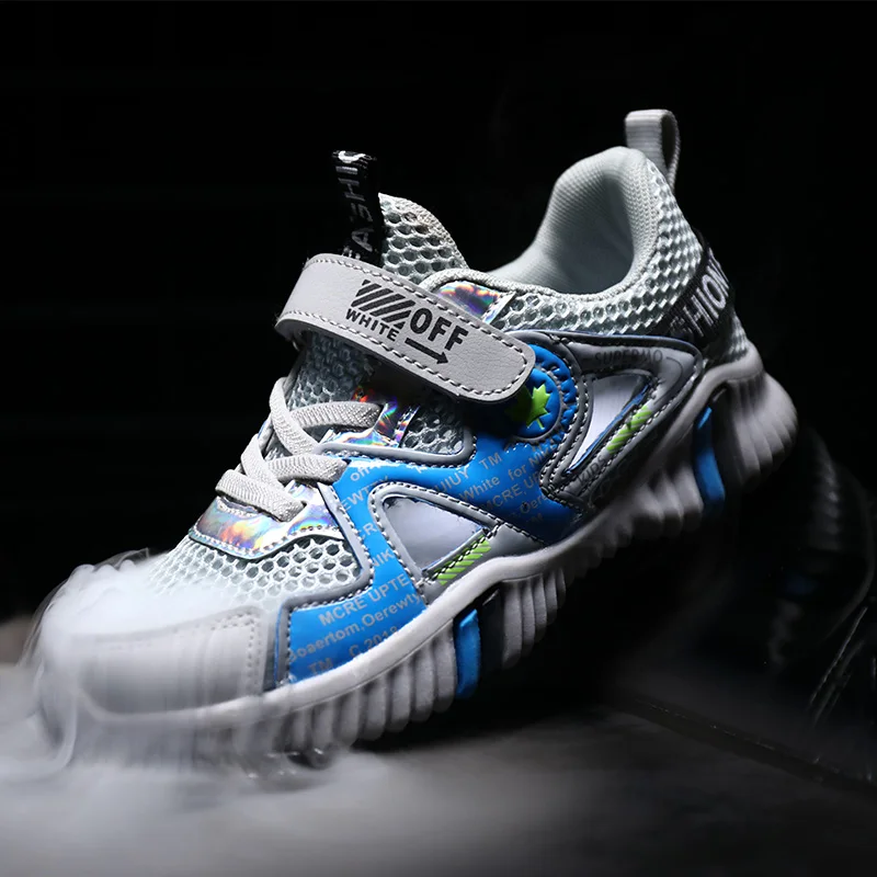 

2020 Brand Kids Sneakers Summer Autumn Mesh Baby Boys Sport Shoes Flying Weaving Children Breathable Running Shoes Made In China
