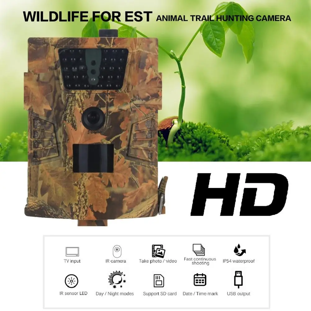 12MP 1080P тропа охотничья Камера дикий Дикий Наблюдения HT001B и функцией ночной съемки