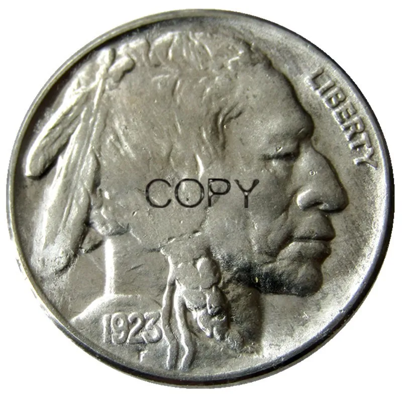 

US 1923 Buffalo Nickel Five Cents Copy Decorative Coin